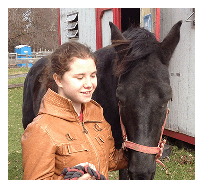 Our horse Friday
